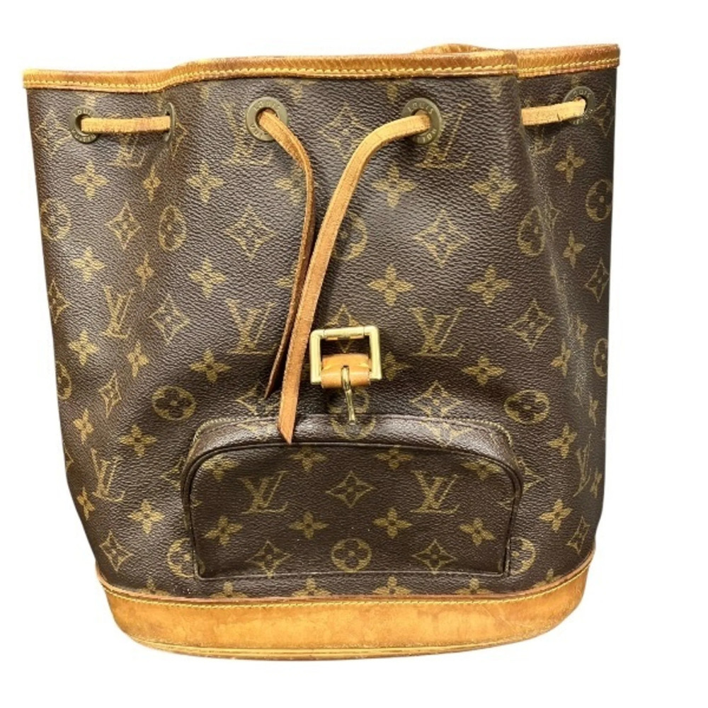 LOUIS VUITTON Brown Monogram Backpack - Picture 9 of 9